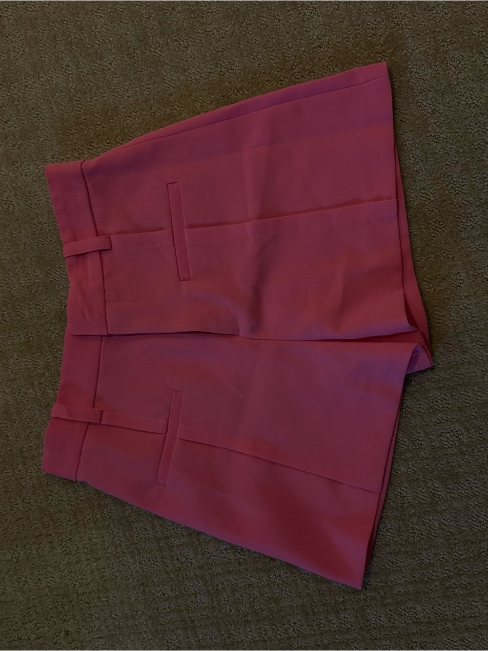 Zara Bright Pink Tailored Bermuda Shorts